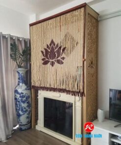 Rèm gỗ Bồ Đề mẫu Hoa Sen